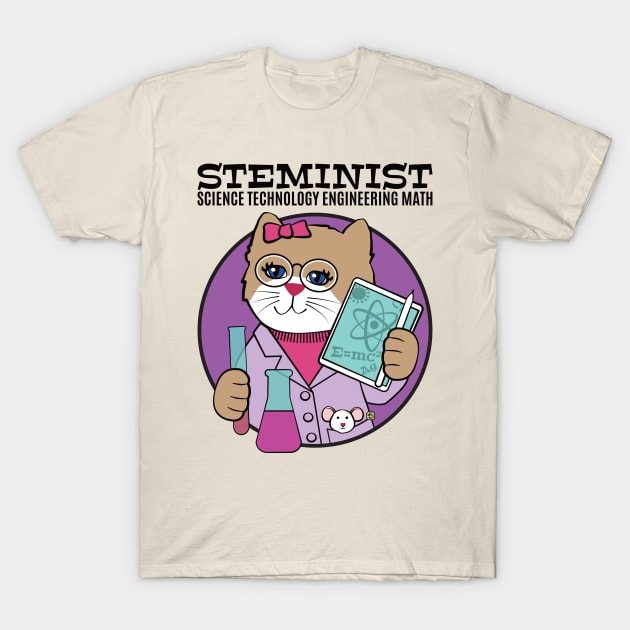 STEMinist Women in Science T-Shirt by Sue Cervenka